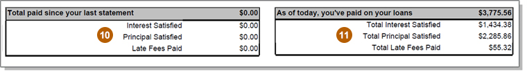 Monthly Bill Screenshot